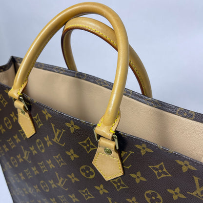 Louis Vuitton Monogram Canvas Sac Plat Tote